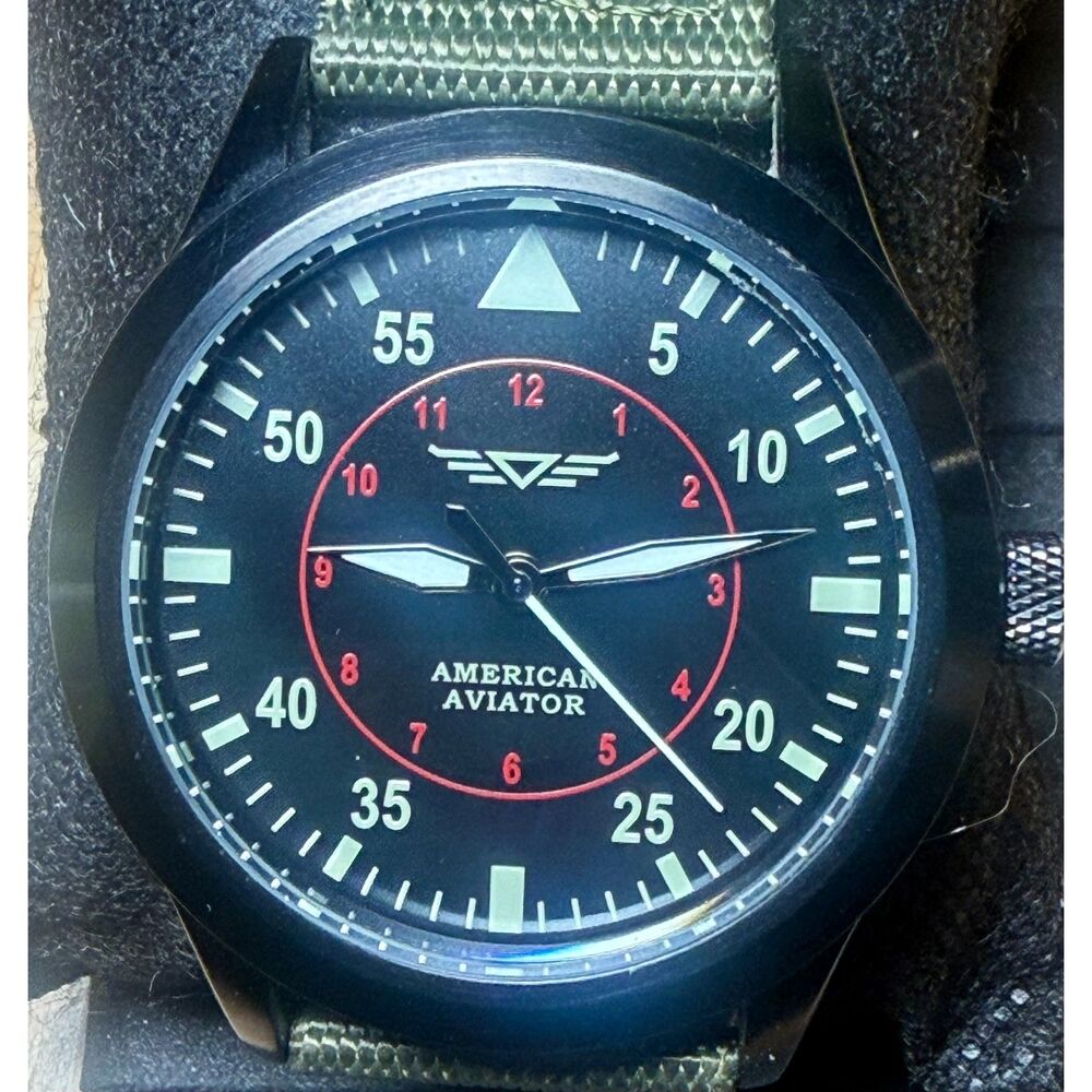 Men's American Aviator 1945 Field Military Pilot Watch